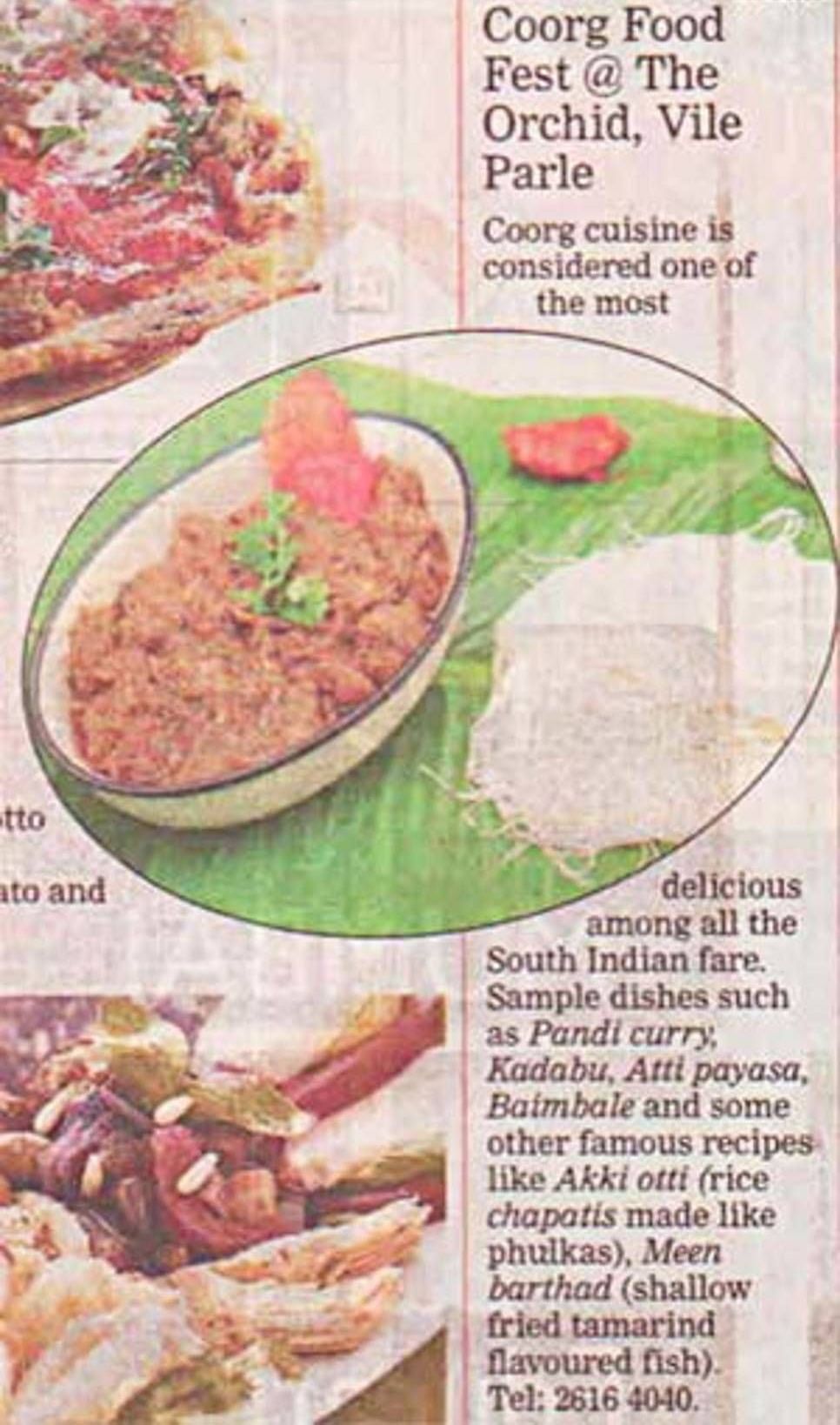 News & Media coverage 3 at orchid hotel mumbai vile parle
